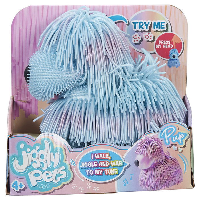 Jiggly Pets Pup Pearlescent Blue 