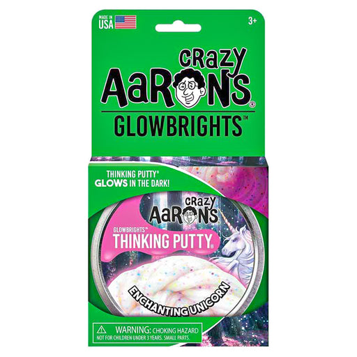 Crazy Aaron’s Glowbrights Enchanting Unicorn Thinking Putty