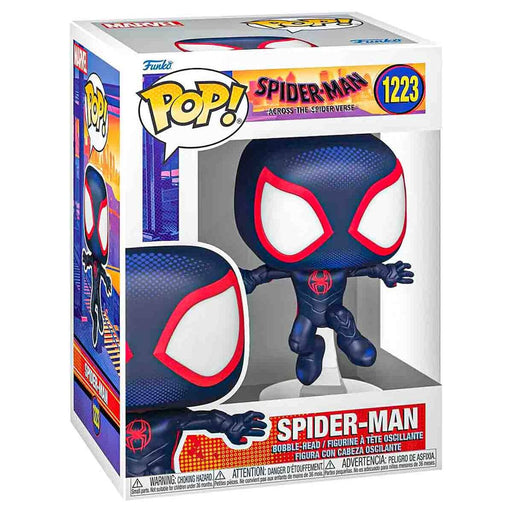 Funko Pop! Spider-Man Across the Spider-Verse: Spider-Man Bobble-Head Figure #1223