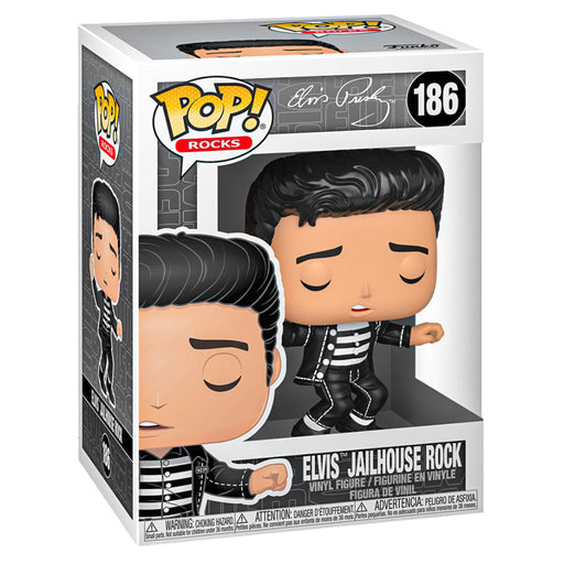 Funko Pop! Rocks: Elvis Jailhouse Rock Vinyl Figure #186