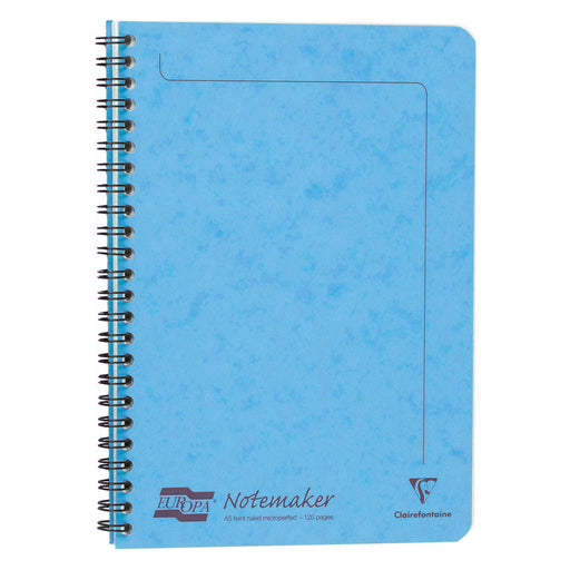 Clairefontaine Europa A5 Notemaker Turquoise Notebook 