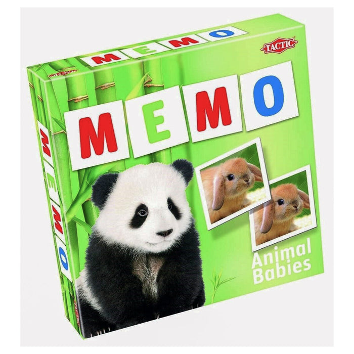 Memo Animal Babies Card Game