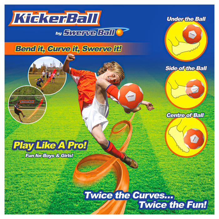 KickerBall Orange & White — Booghe