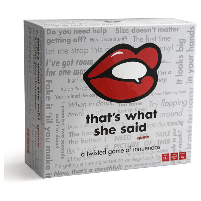 That's What She Said Party Game