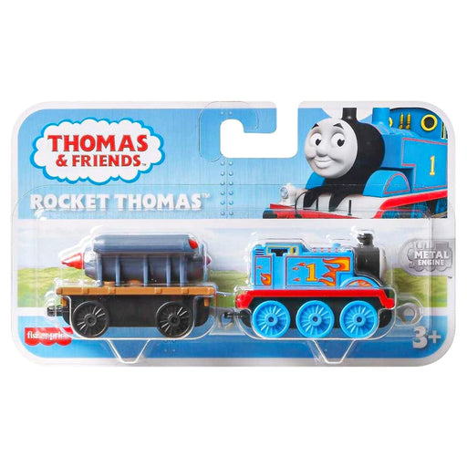 Thomas & Friends TrackMaster Push Along Rocket Thomas Train and Wagon