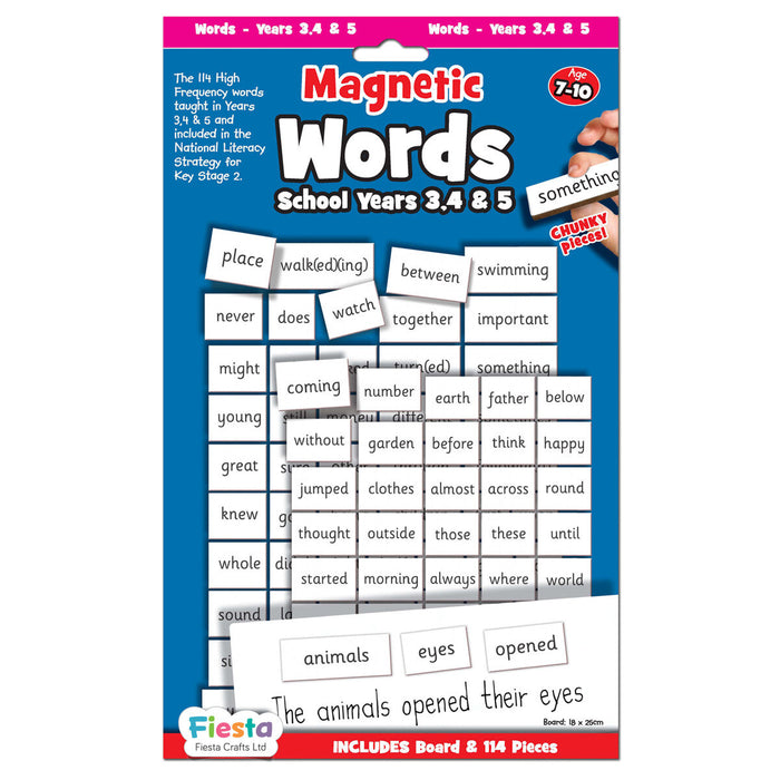Fiesta Crafts Magnetic Words School Years 3, 4 & 5 Board Set