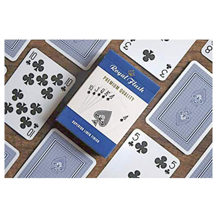 Royal Flush Premium Quality Linen Finish Playing Cards styles vary