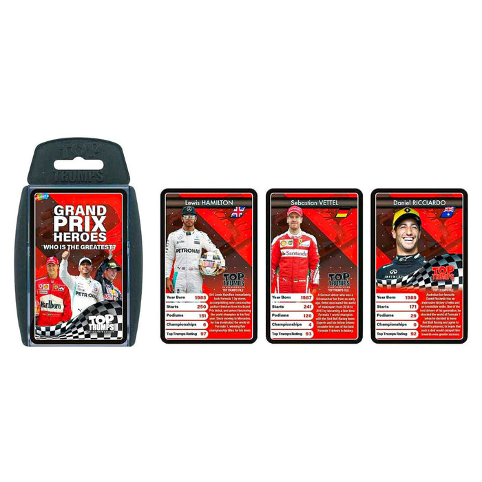 Top Trumps Classics Grand Prix Heroes Card Game