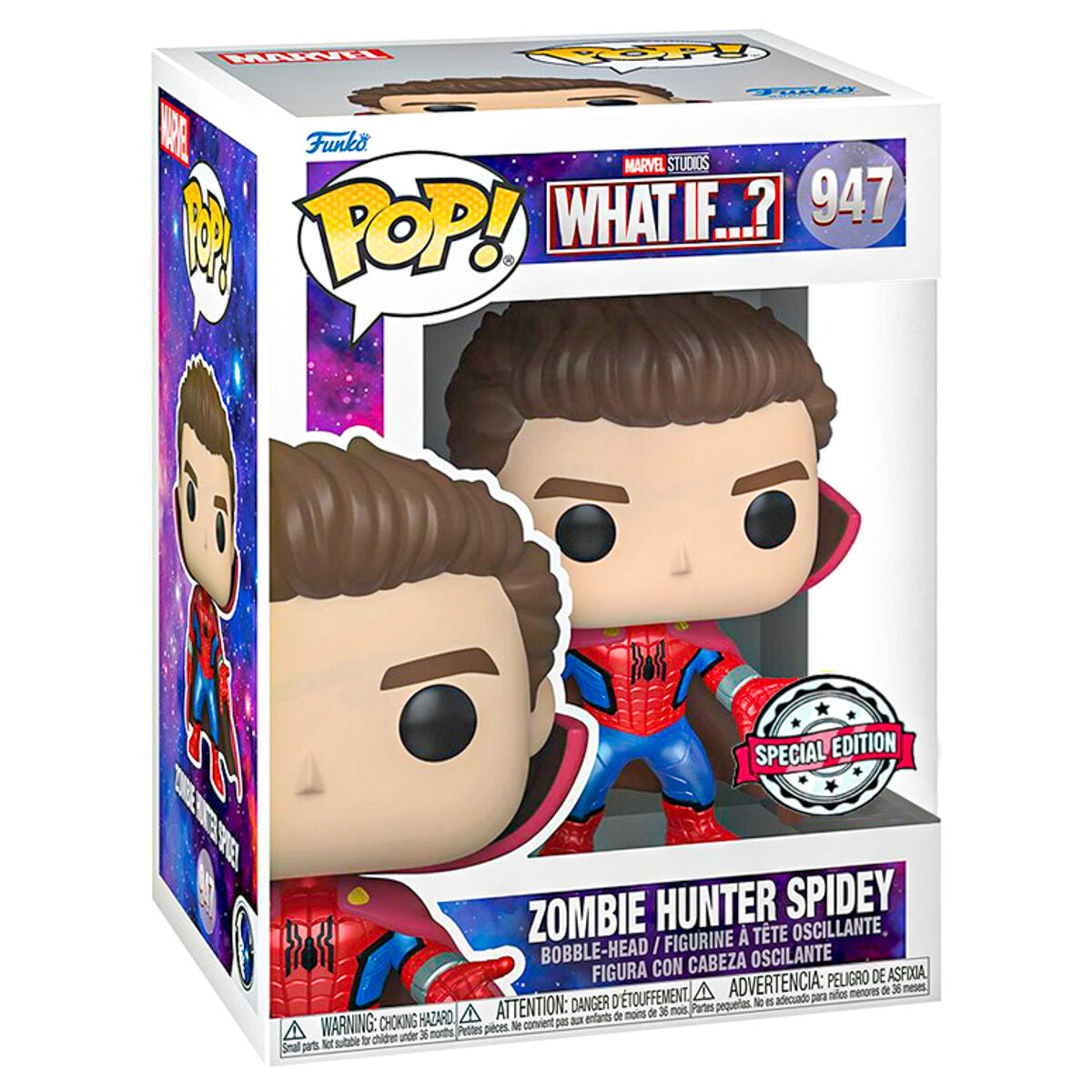 Funko Pop! Marvel What If? Zombie Hunter Spidey (Unmasked
