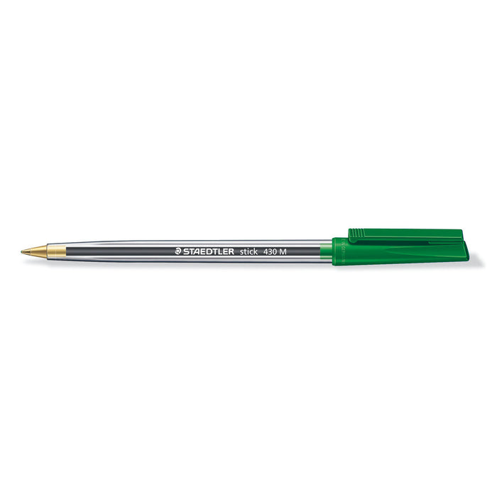 Staedtler Stick 430 M Ballpoint Pen Green Ink