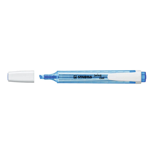 STABILO swing cool Blue Highlighter Box of 10