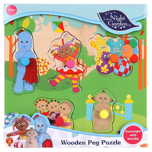 In the Night Garden Wooden Peg Puzzle 5 Piece