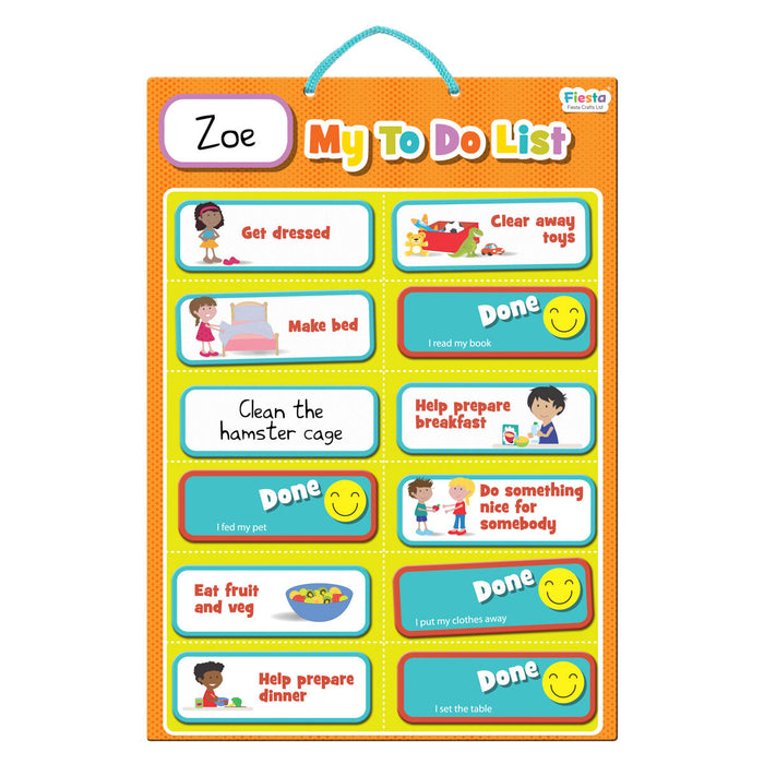 Fiesta Crafts Magnetic My To Do List Board Set