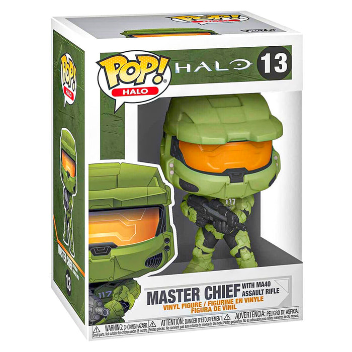 Funko Pop! Halo: Master Chief with MA40 Assault Rifle Vinyl Figure #13