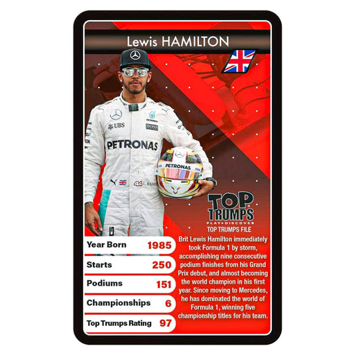 Top Trumps Classics Grand Prix Heroes Card Game