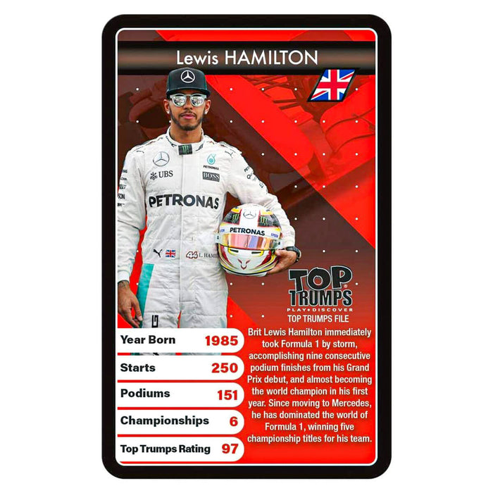 Top Trumps Classics Grand Prix Heroes Card Game