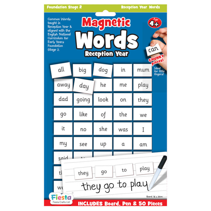 Fiesta Crafts Magnetic Words Reception Year Board Set