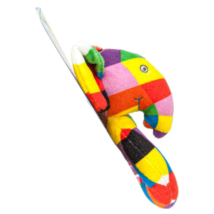 Elmer Ring Rattle Soft Toy