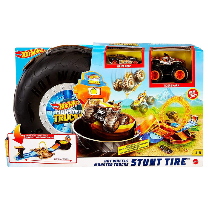 Mattel Hot Wheels Monster Trucks Stunt Tire Set