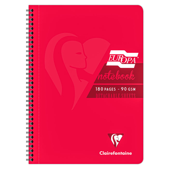 Clairefontaine Europa A4 Red Notebook