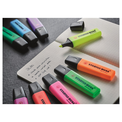 STABILO BOSS ORIGINAL Salmon Pink Highlighter Box of 10