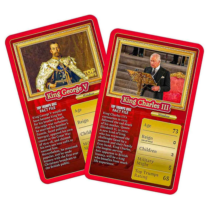 Kings & Queens Top Trumps Classics Card Game