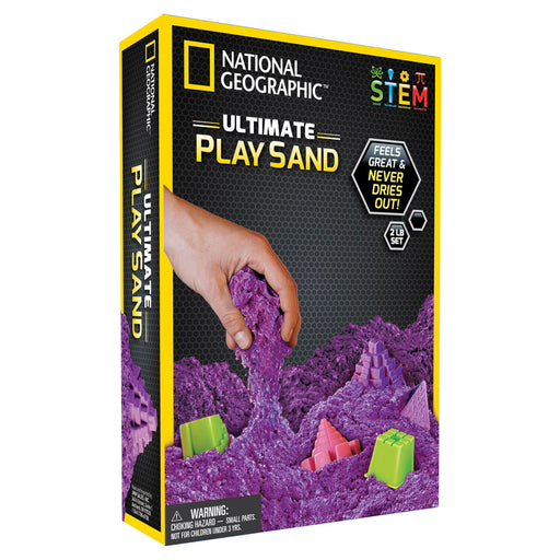 National Geographic Purple Kinetic Play Sand
