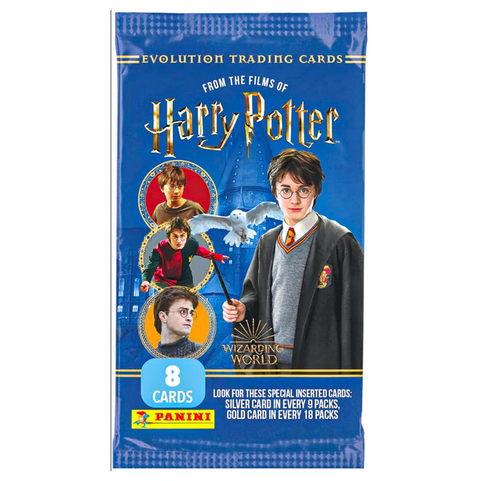 Panini From the Films of Harry Potter Evolution Trading Cards Booster 18 Pack Box