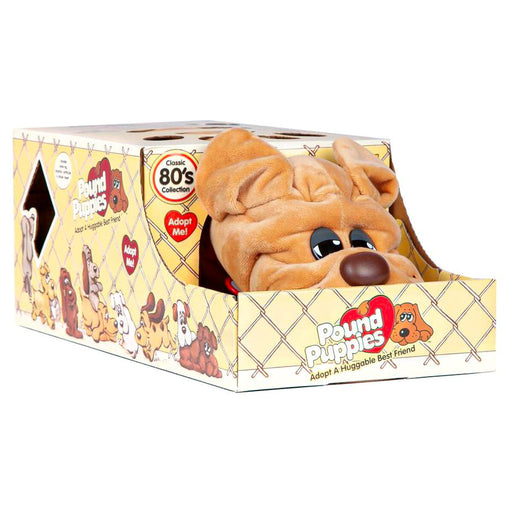 Basic Fun Pound Puppies Light Brown Rumple Skin Soft Toy