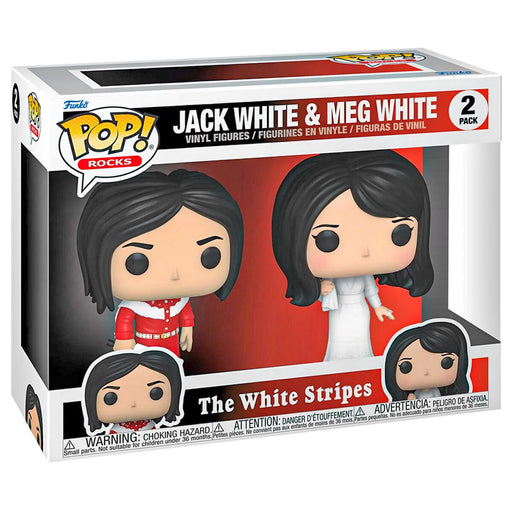 Funko Pop! Rocks: The White Stripes Jack White & Meg White Vinyl Figures 2 Pack