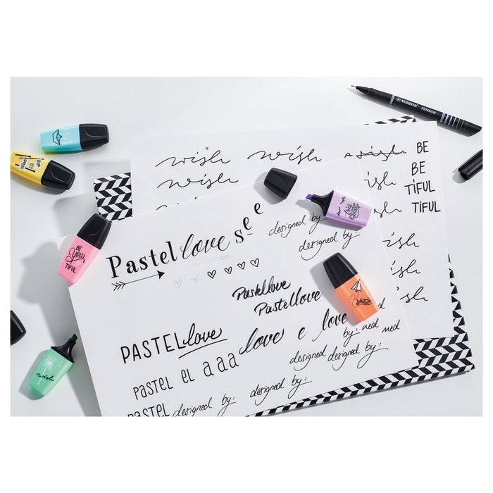 STABILO BOSS MINI Pastellove Hint of Mint Highlighter Box of 10