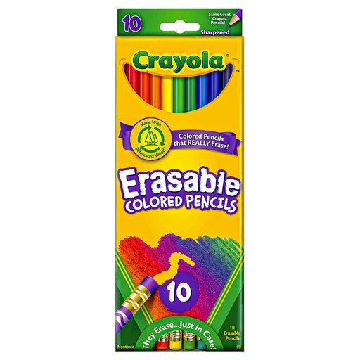 Crayola Erasable Coloured Pencils Pack of 10