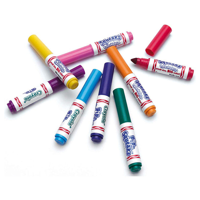 Crayola 14 Pip-Squeaks Washable Coloured Mini Markers