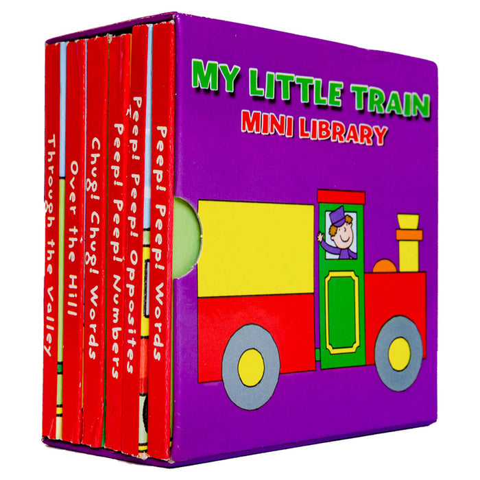 My Little Train Mini Library Board Books Set of 6