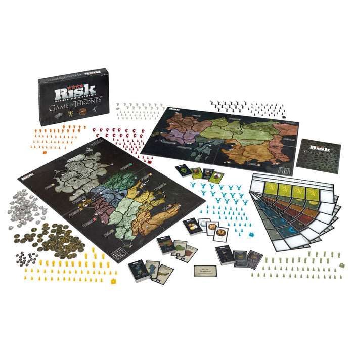 Game of Thrones Deluxe Edition Risk Board Game with Two Maps