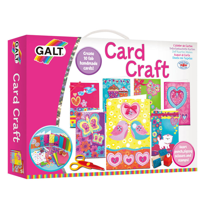 GALT Card Craft Kit in pink box with image of cards and accessories 