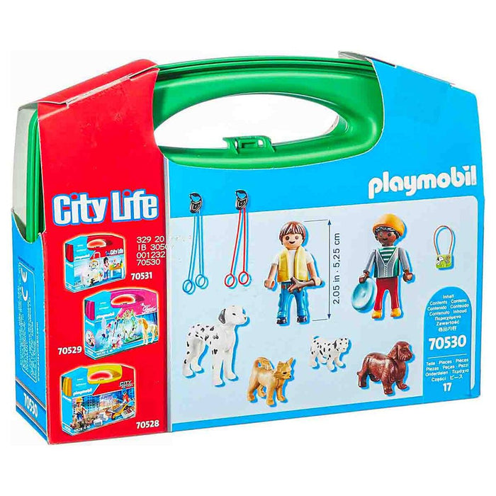 Playmobil City Life Puppy Playtime Carry Case Playset