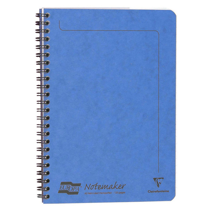 Clairefontaine Europa A5 Notemaker Blue Notebook