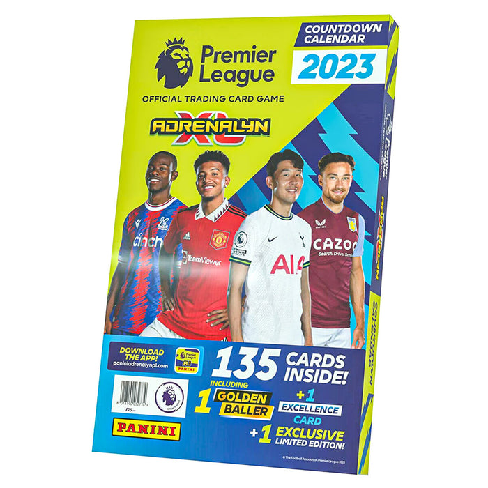 Panini Official Premier League 2023 Adrenalyn XL Trading Card Game Countdown Calendar