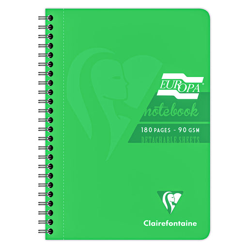 Clairefontaine Europa A5 Green Notebook