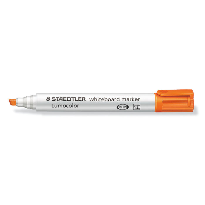 Staedtler Lumocolor Whiteboard Orange Chisel Tip Marker