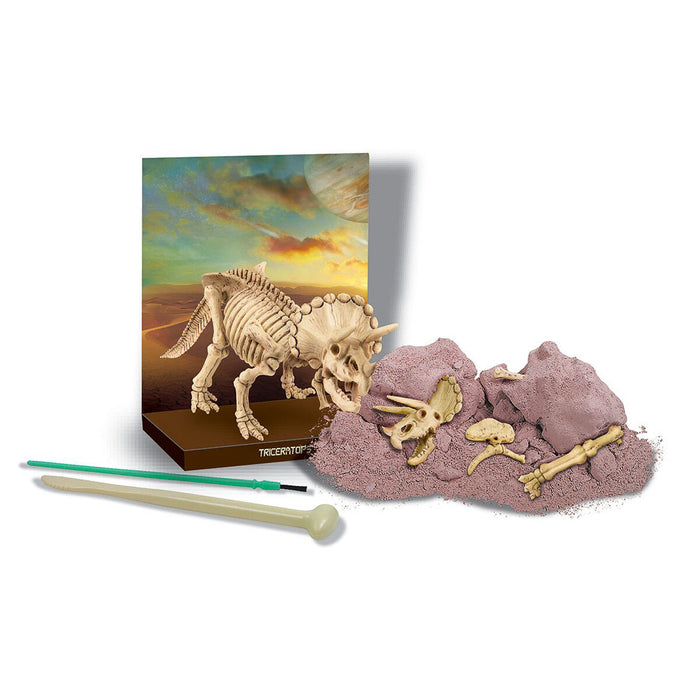 4M Dinosaur Dig A Triceratops Skeleton