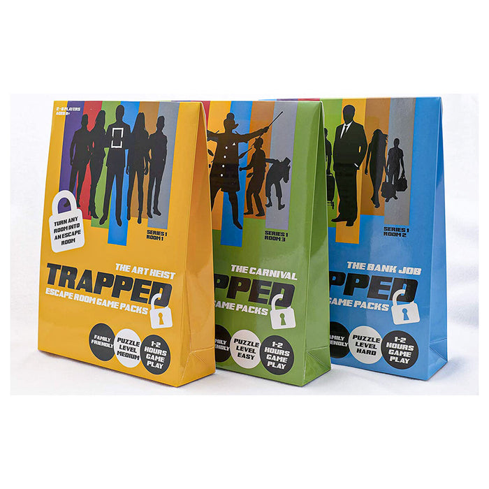 Golden Bear Trapped The Bank Job Escape Room Game Pack