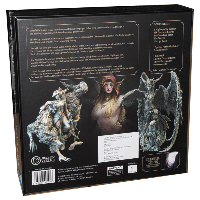 Etherfields: Stretch Goals: Harpy & She Wolf Campaigns Game Expansion