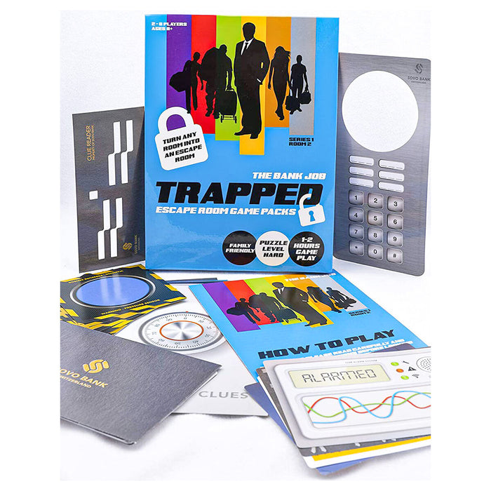 Golden Bear Trapped The Bank Job Escape Room Game Pack