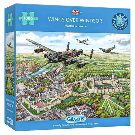 Gibsons Wings Over Windsor 1000 Piece Jigsaw Puzzle