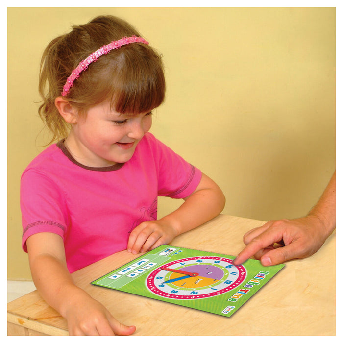 Fiesta Crafts Magnetic Tell The Time Board Set