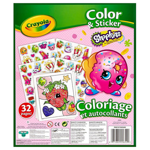 Crayola Shopkins Colour & StickerBook