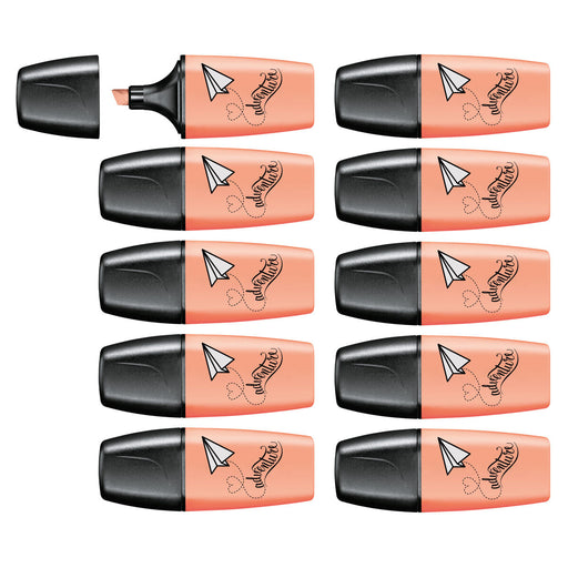 STABILO BOSS MINI Pastellove Creamy Peach Highlighter Box of 10
