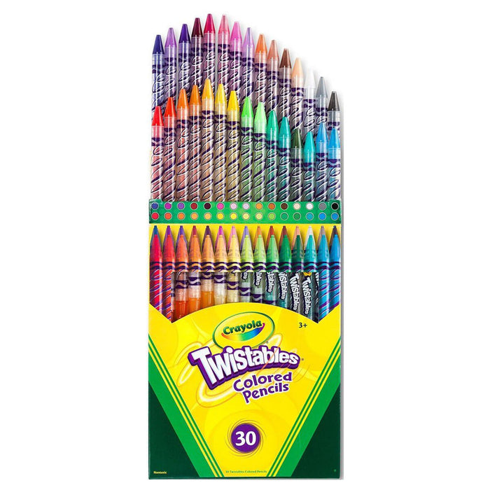 Crayola Twistables Coloured Pencils (30 Pack)